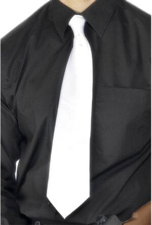 Deluxe Gangster Tie - White